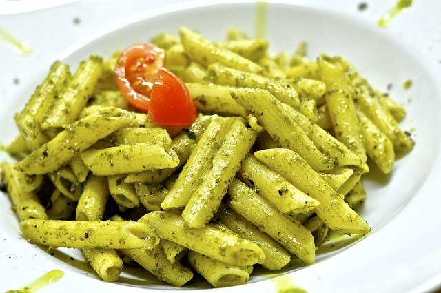 Alsem of Vergif zit in de dosis: Pasta met pesto_foto pasta met pesto